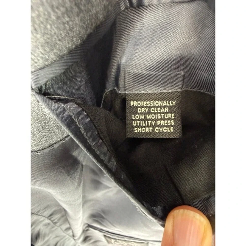 Jos. A. Bank Signature Collection Mens 46R Grey 100% Wool 2-Button Blazer Jacket